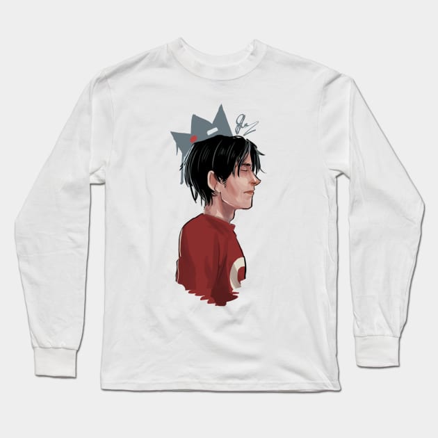 Crown Long Sleeve T-Shirt by CandaceAprilLee